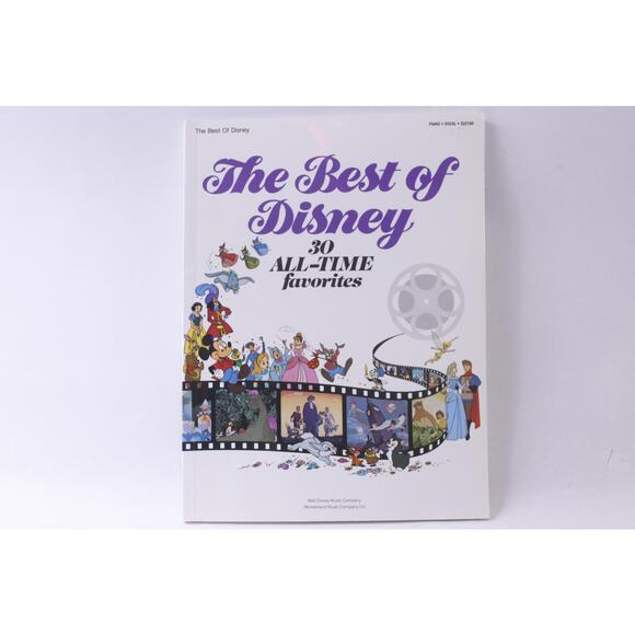 The Best of Disney, Songbook, 30 All-time Favorites, Piano, Vocal, Guitar, - Picture 1 of 4